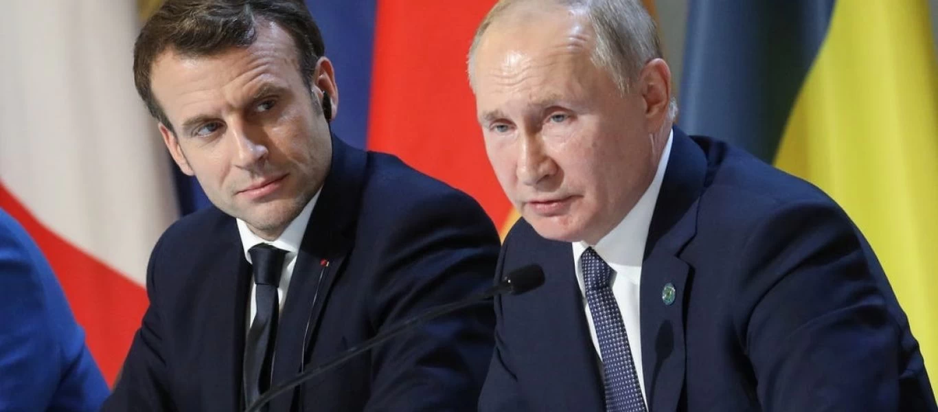 Τηλεφωνική επικοινωνία Ε.Μακρόν με τον Β.Πούτιν - Του ζήτησε να μην στοχοθετούνται άμαχοι και πολιτικές υποδομές